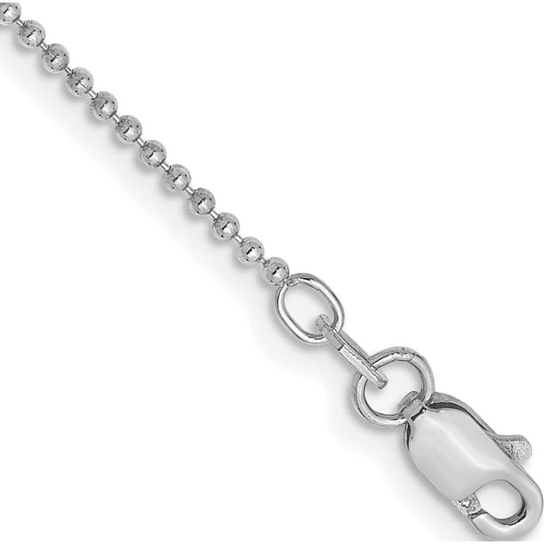 SOLID 14K WHITE GOLD SINGAPORE CHAIN ANKLET 9" ONLY $39.99